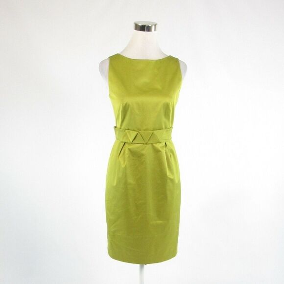 Paule Ka avocado green sheath dress IT40 6 - Picture 1 of 8